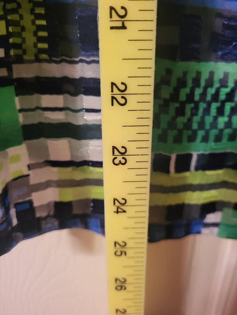 Ruby Rd. Blue & Green Geometric Print Button-Down Shirt - Picture 3 of 7